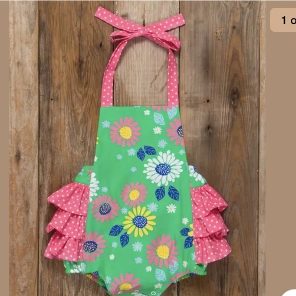 Eleanor rose garden daisies Mary bubble sz 2